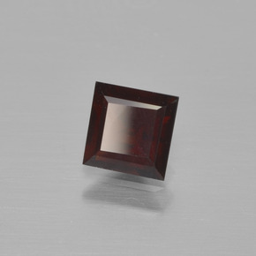 0,64 ctw natürlicher roter Pyrop, Quadrat, VS