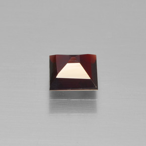 0,64 ctw natürlicher roter Pyrop, Quadrat, VS