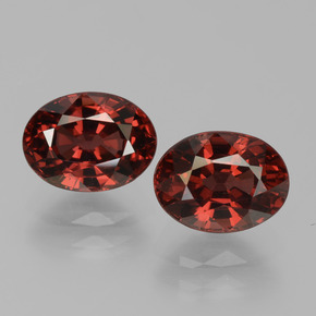 3,88 ct natürliche roter Pyrop-Edelsteine, Oval Schliff, VVS-VS