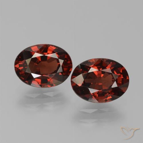 3,13 ct natürliche roter Pyrop-Edelsteine, Oval Schliff, VVS-VS