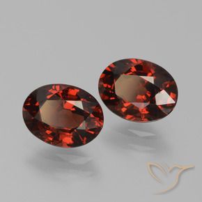 3,13 ct natürliche roter Pyrop-Edelsteine, Oval Schliff, VVS-VS