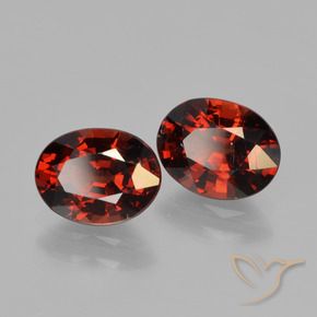 3.06 ct natürliche dunkelrot Pyrop-Granat-Edelsteine, Oval, VVS-VS