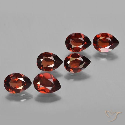 4.77ctw Natürlicher Merlot Rot Pyrop-Granat, Birnenform, VVS-VS