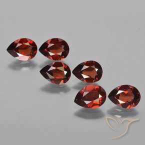 4.77 ct natürliche Merlot Rot Pyrop-Granat-Edelsteine, Birnenform, VVS-VS