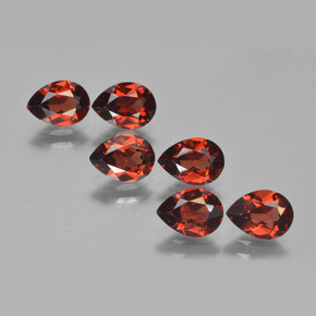 4,73 ct natürliche roter Pyrop-Edelsteine, Birnenform, VVS-VS