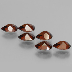 5,67 ct natürliche Hellrot Pyrop-Edelsteine, Birnenform, VS