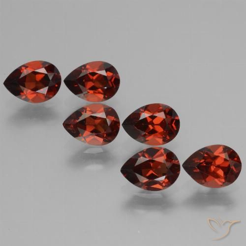 5.33ctw Natürlicher Merlot Rot Pyrop-Granat, Birnenform, VS