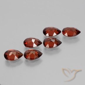 4.61 ct natürliche tiefrot Pyrop-Granat-Edelsteine, Birnenform, VVS-VS