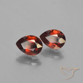 1.80 ct natürliche Hellrot Pyrop-Granat-Edelsteine, Birnenform, VVS-VS