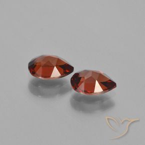1.80 ct natürliche Hellrot Pyrop-Granat-Edelsteine, Birnenform, VVS-VS