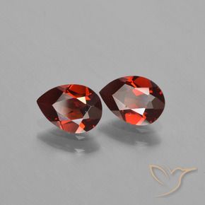 1.71 ct natürliche Merlot Rot Pyrop-Granat-Edelsteine, Birnenform, VVS-VS