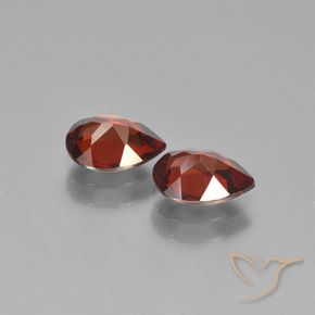 1.71 ct natürliche Merlot Rot Pyrop-Granat-Edelsteine, Birnenform, VVS-VS