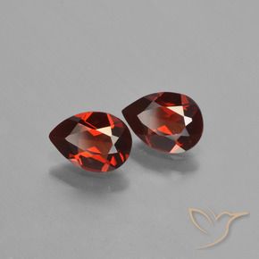 1.61 ct natürliche Merlot Rot Pyrop-Granat-Edelsteine, Birnenform, VVS-VS