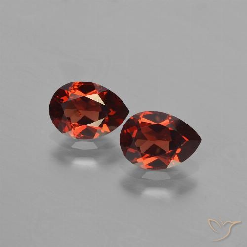 1.78ctw Natürlicher Merlot Rot Pyrop-Granat, Birnenform, VS
