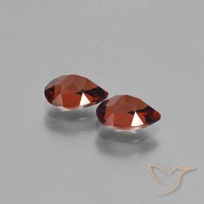 1.78 ct natürliche dunkelrot Pyrop-Granat-Edelsteine, Birnenform, VVS-VS