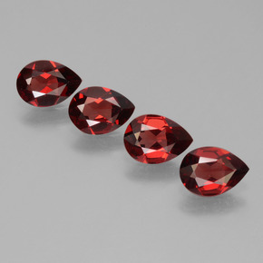 2,86 ct natürliche roter Pyrop-Edelsteine, Birnenform, VVS-VS