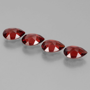 2,86 ct natürliche roter Pyrop-Edelsteine, Birnenform, VVS-VS