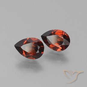 1.72 ct natürliche Hellrot Pyrop-Granat-Edelsteine, Birnenform, VVS-VS