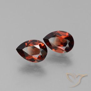 1.73 ct natürliche Hellrot Pyrop-Granat-Edelsteine, Birnenform, VVS-VS