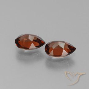 1.73 ct natürliche Hellrot Pyrop-Granat-Edelsteine, Birnenform, VVS-VS