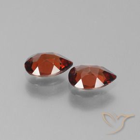 1.60 ct natürliche dunkelrot Pyrop-Granat-Edelsteine, Birnenform, VVS-VS