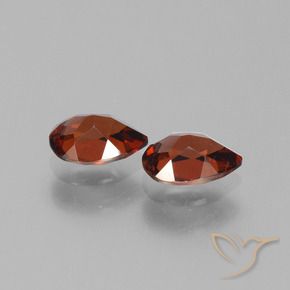 1.82 ct natürliche Merlot Rot Pyrop-Granat-Edelsteine, Birnenform, VVS