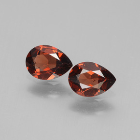 1.53 ct natürliche Merlot Rot Pyrop-Granat-Edelsteine, Birnenform, VVS