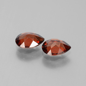 1.53 ct natürliche Merlot Rot Pyrop-Granat-Edelsteine, Birnenform, VVS