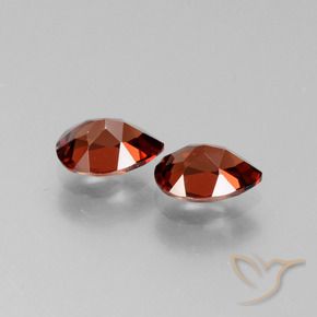 1.84 ct natürliche Merlot Rot Pyrop-Granat-Edelsteine, Birnenform, VVS-VS