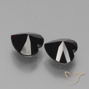 1.73 ct natürliche dunkelrot Pyrop-Granat-Edelsteine, Herz, VVS-VS