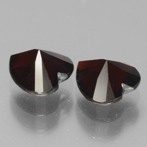  ct natürliche tiefrot Pyrop-Granat-Edelsteine, Herzform, VVS-VS