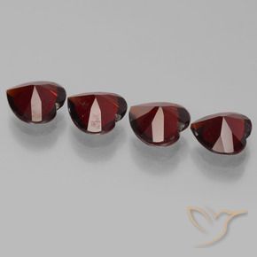 3.07 ct natürliche dunkelrot Pyrop-Granat-Edelsteine, Herz, VVS-VS