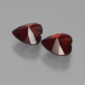 1,48 ct natürliche roter Pyrop-Edelsteine, Herzform, VVS-VS
