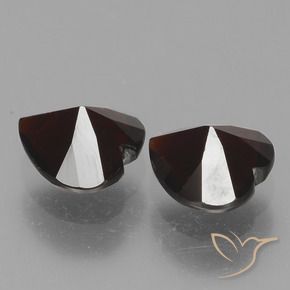 1.70 ct natürliche dunkelrot Pyrop-Granat-Edelsteine, Herz, VVS-VS