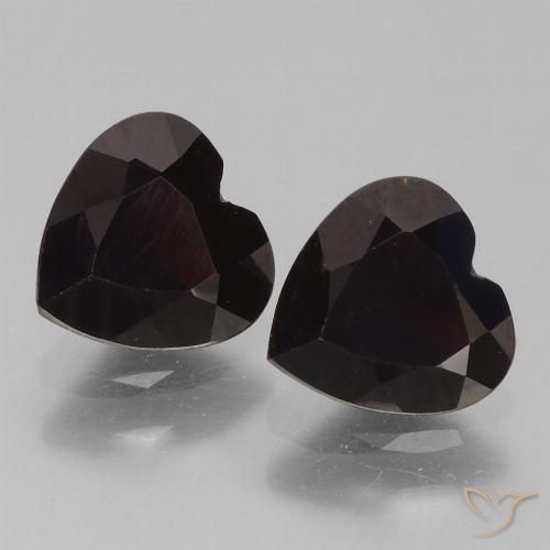 1.73ctw Natürlicher dunkelrot Pyrop-Granat, Herz, VVS-VS