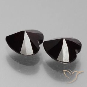 1.73 ct natürliche dunkelrot Pyrop-Granat-Edelsteine, Herz, VVS-VS