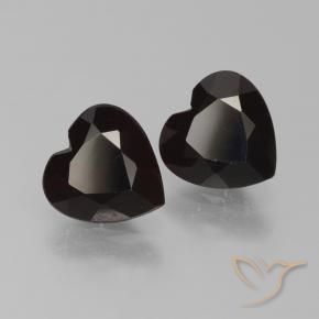 1.73 ct natürliche dunkelrot Pyrop-Granat-Edelsteine, Herz, VVS-VS