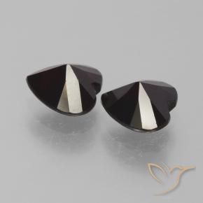 1.73 ct natürliche dunkelrot Pyrop-Granat-Edelsteine, Herz, VVS-VS