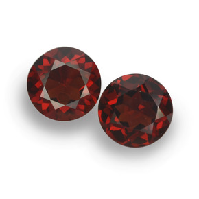 1,96 ct natürliche roter Pyrop-Edelsteine, Rundschliff, VVS-VS