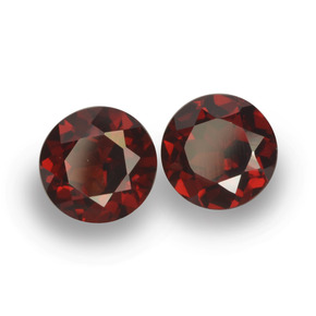 1,96 ct natürliche roter Pyrop-Edelsteine, Rundschliff, VVS-VS