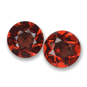 2,04 ct natürliche roter Pyrop-Edelsteine, Rundschliff, VS