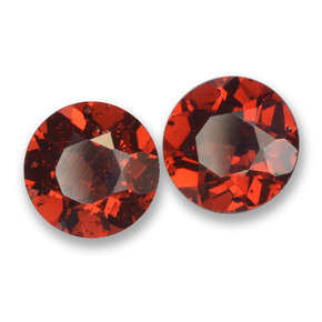 2,04 ct natürliche roter Pyrop-Edelsteine, Rundschliff, VS