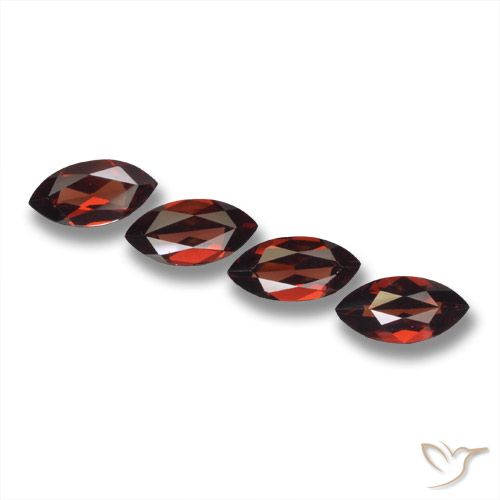 7.73ctw Natürlicher dunkelrot Pyrop-Granat, Marquise, VVS-VS