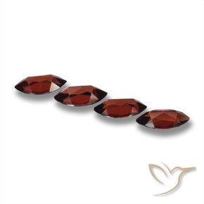 7.73 ct natürliche dunkelrot Pyrop-Granat-Edelsteine, Marquise, VVS-VS