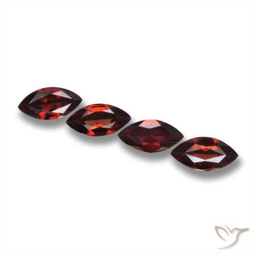 7.10ctw Natürlicher tiefrot Pyrop-Granat, Marquise, VVS-VS