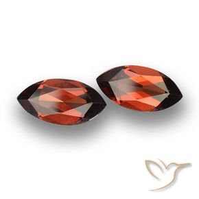 4.06 ct natürliche dunkelrot Pyrop-Granat-Edelsteine, Marquise, VVS-VS