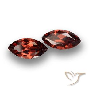 3.92 ct natürliche Scharlachrot Pyrop-Granat-Edelsteine, Marquise, VVS-VS