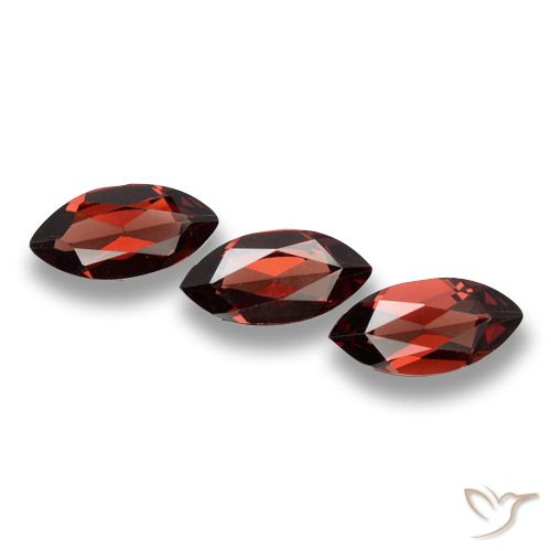 5.64ctw Natürlicher Mittelrot Pyrop-Granat, Marquise, VVS-VS
