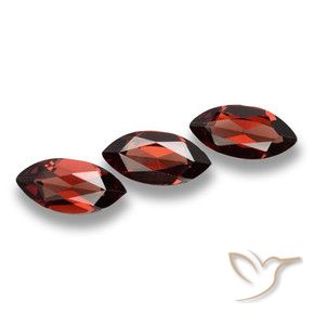 5.64 ct natürliche Mittelrot Pyrop-Granat-Edelsteine, Marquise, VVS-VS