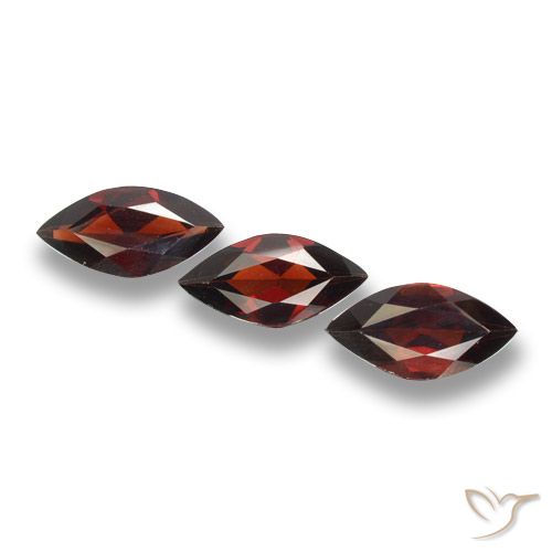 4.97ctw Natürlicher Schwärzlich Rot Pyrop-Granat, Marquise, VVS-VS